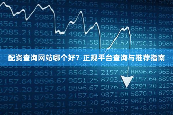 配资查询网站哪个好？正规平台查询与推荐指南